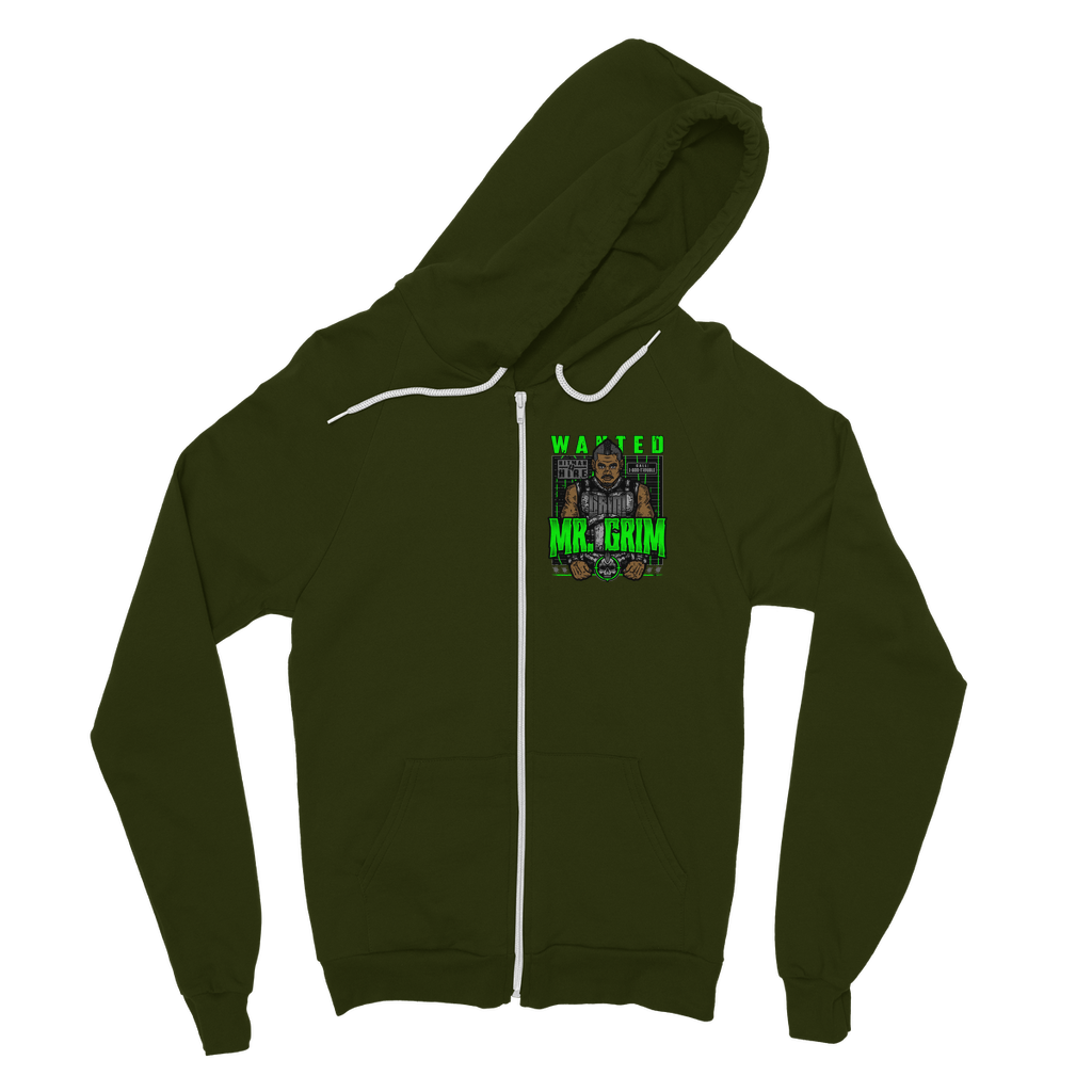 MR. Grim "Wanted" Zip Hoodie