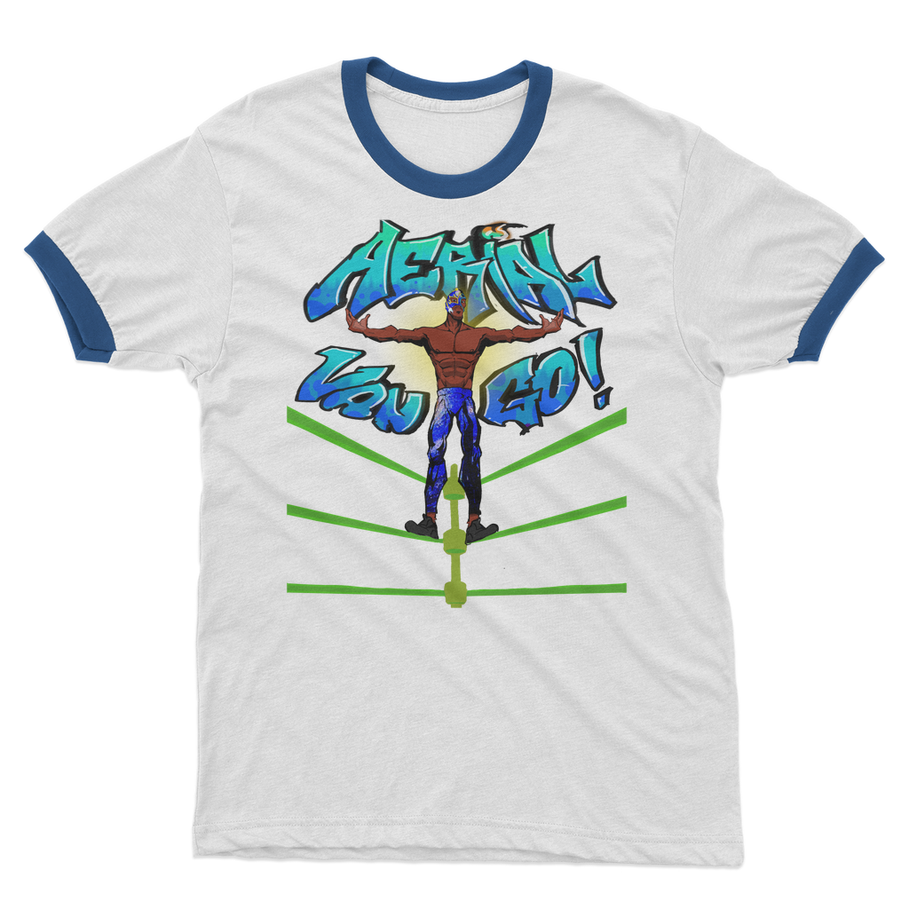 "Art Redeemer" - Aerial Van Go (USA) Ringer Tee