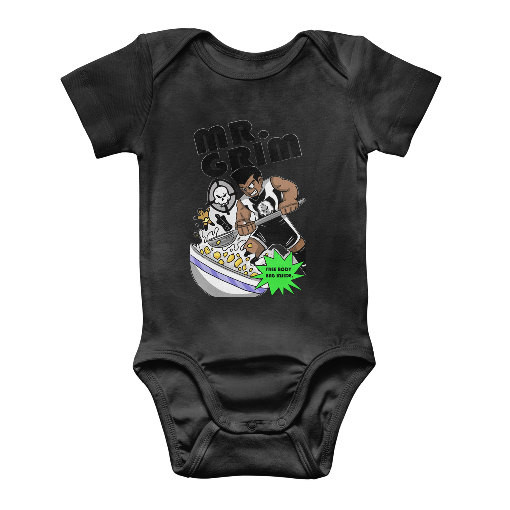 MR. Grim "Special Cereal" (USA) Baby Onesie