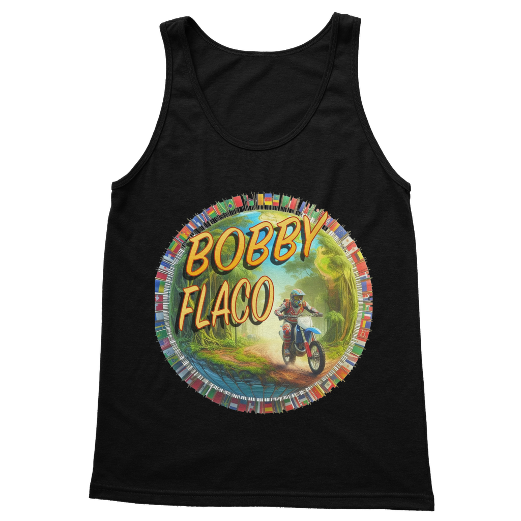 "Bike the World" Bobby Flaco - USaA Women's Wear Tank Top