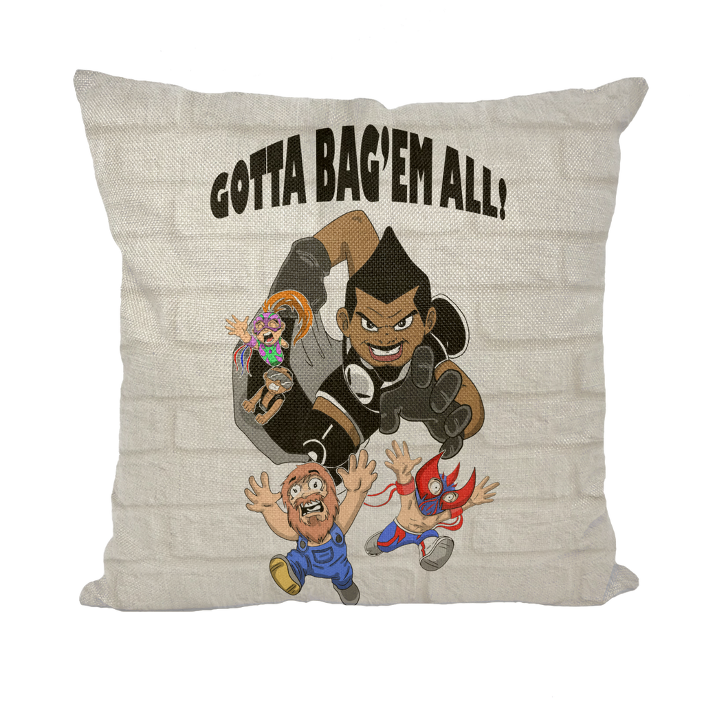 MR. Grim "Gotta Bag Em All" Throw Pillow