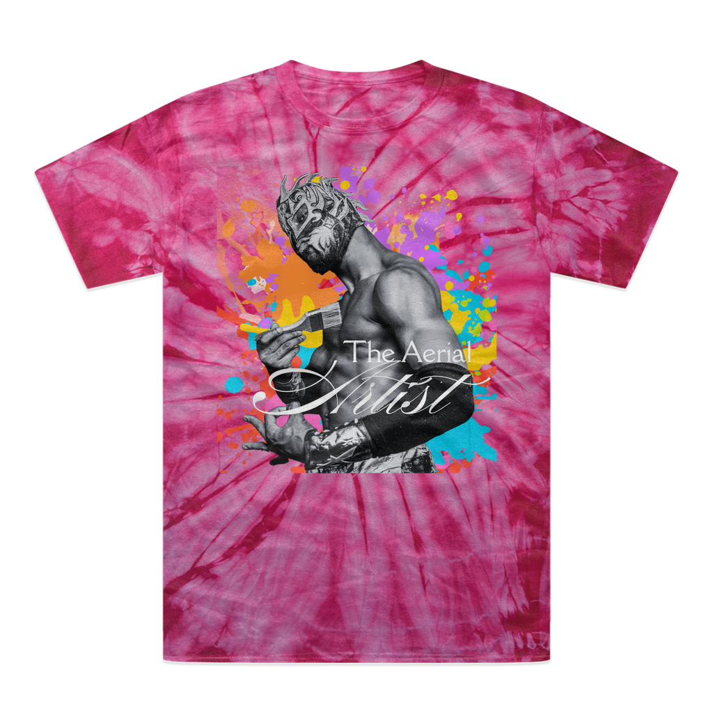 "THE Artist" - Aerial Van Go Tonal Spider Tie-Dye T-Shirt