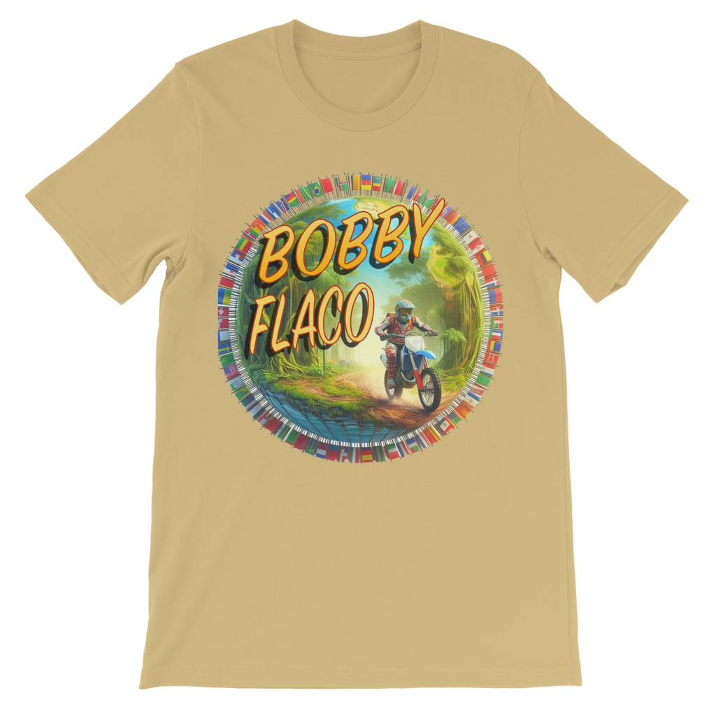 "Bike the World" Bobby Flaco - USaA Youthwear Tee