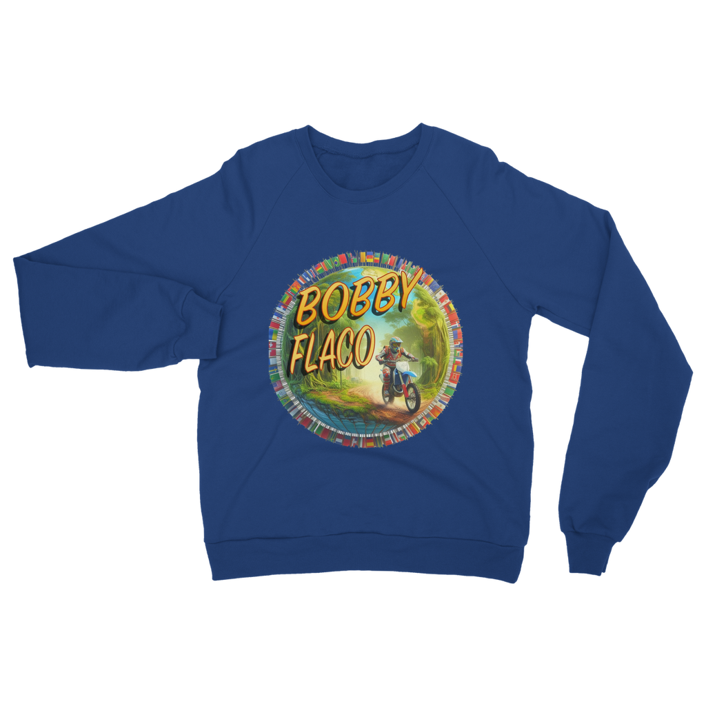 "Bike the World" Bobby Flaco - USaA Unisex Sweatshirt