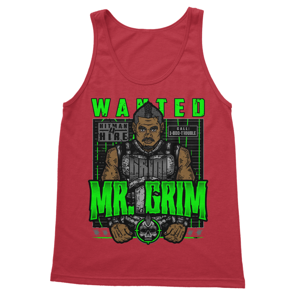 MR. Grim "Wanted" Classic Vest Top