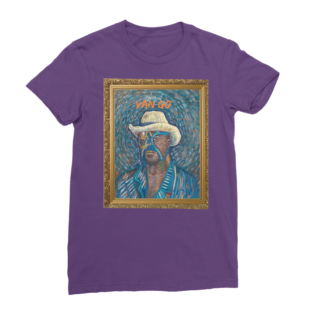 "Self Portrait" - Aerial Van Go (USA) Women's Wear T-Shirt
