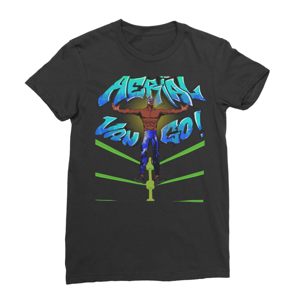 "Art Redeemer" - Aerial Van Go (USA) Women's Wear T-Shirt