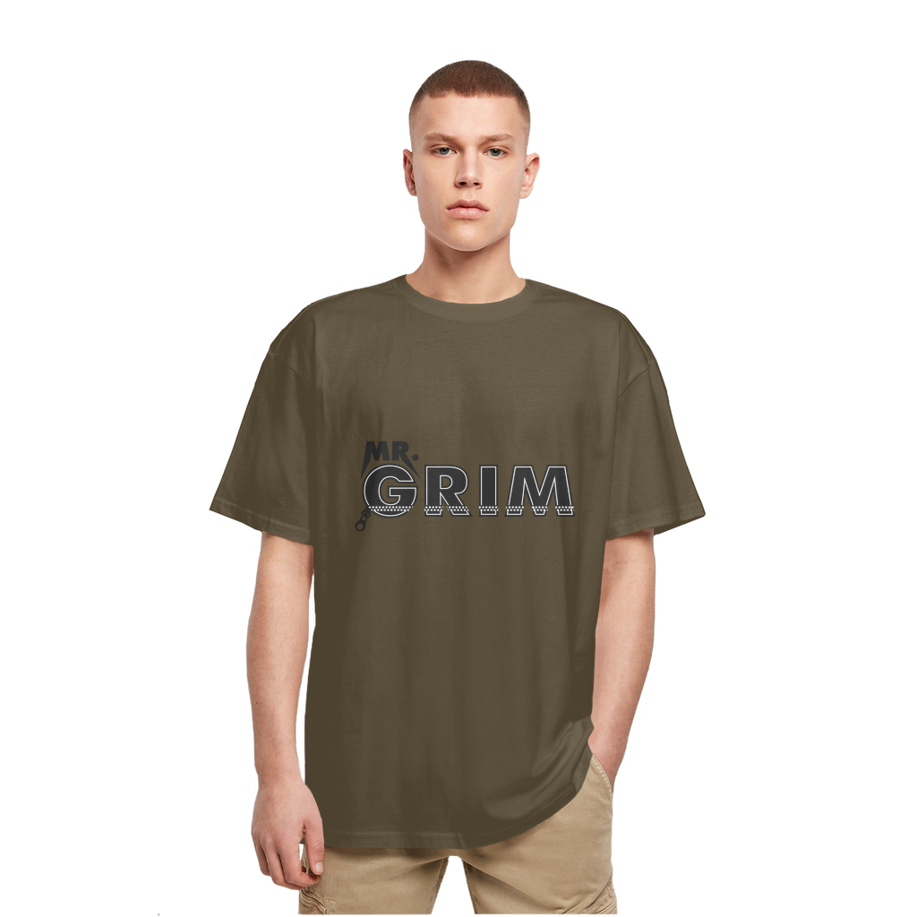 MR. Grim "Zipped Up" Heavy Oversized T-Shirt