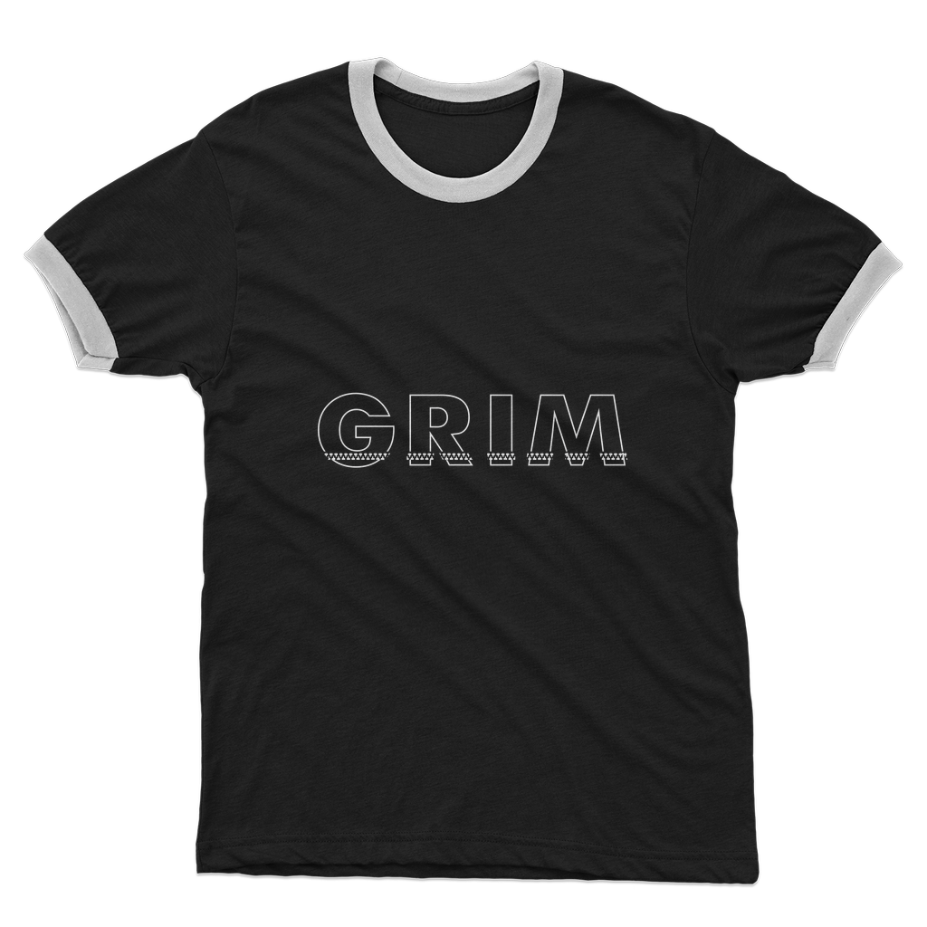 MR. Grim "Zipped Up" Ringer Tee