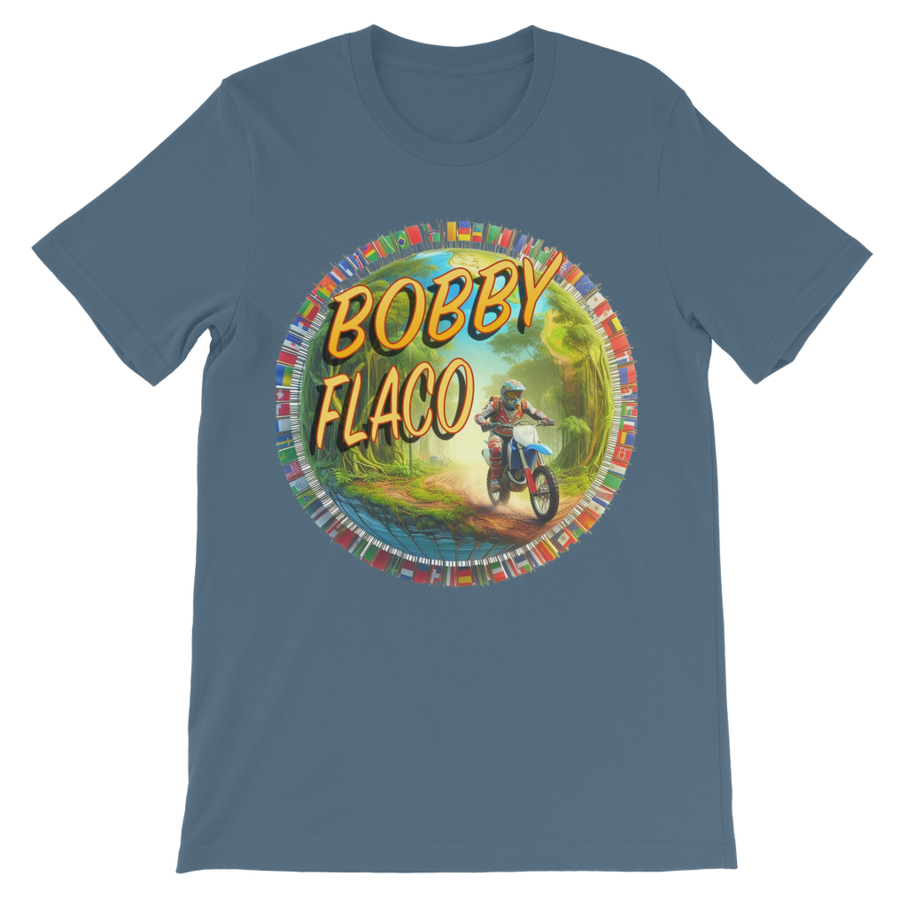 "Bike the World" Bobby Flaco - USaA Youthwear Tee