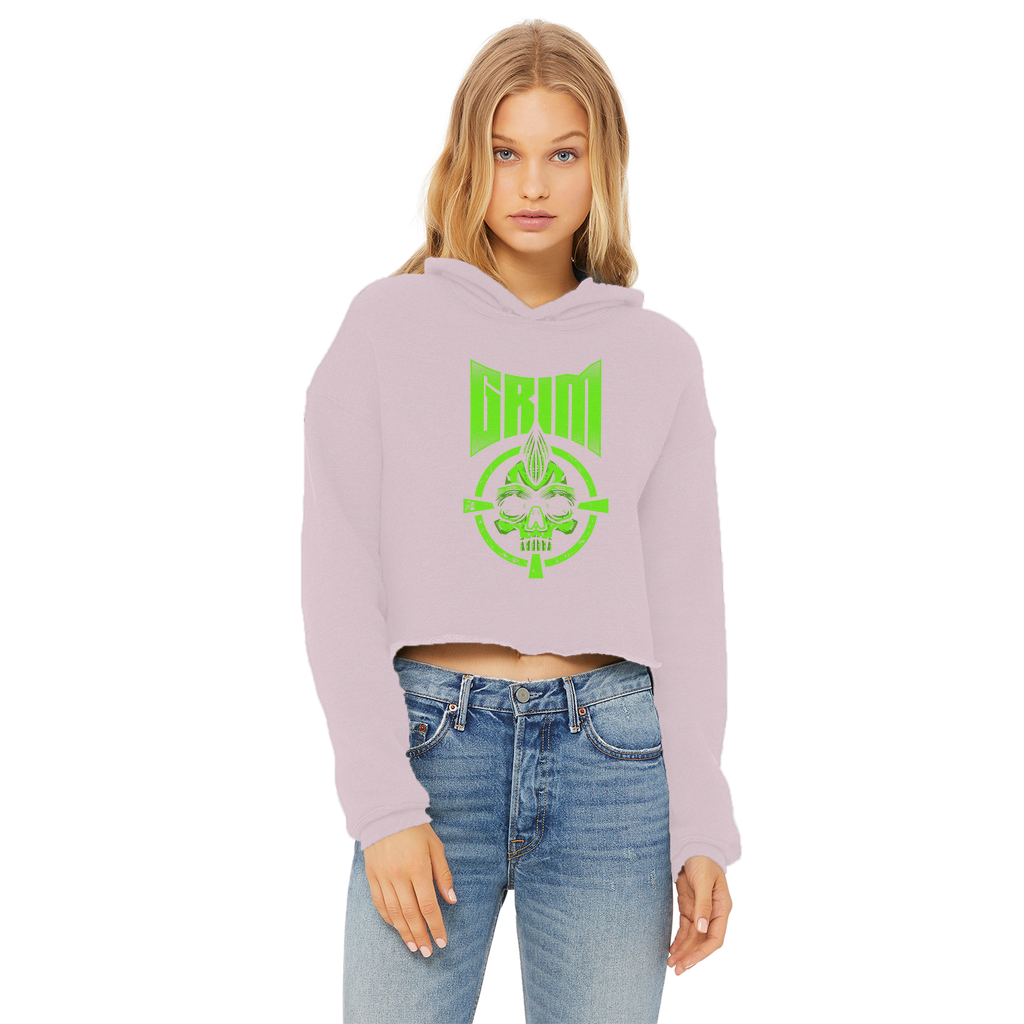 Mr. Grim "Target" Women's Wear Crop Top Hoodie