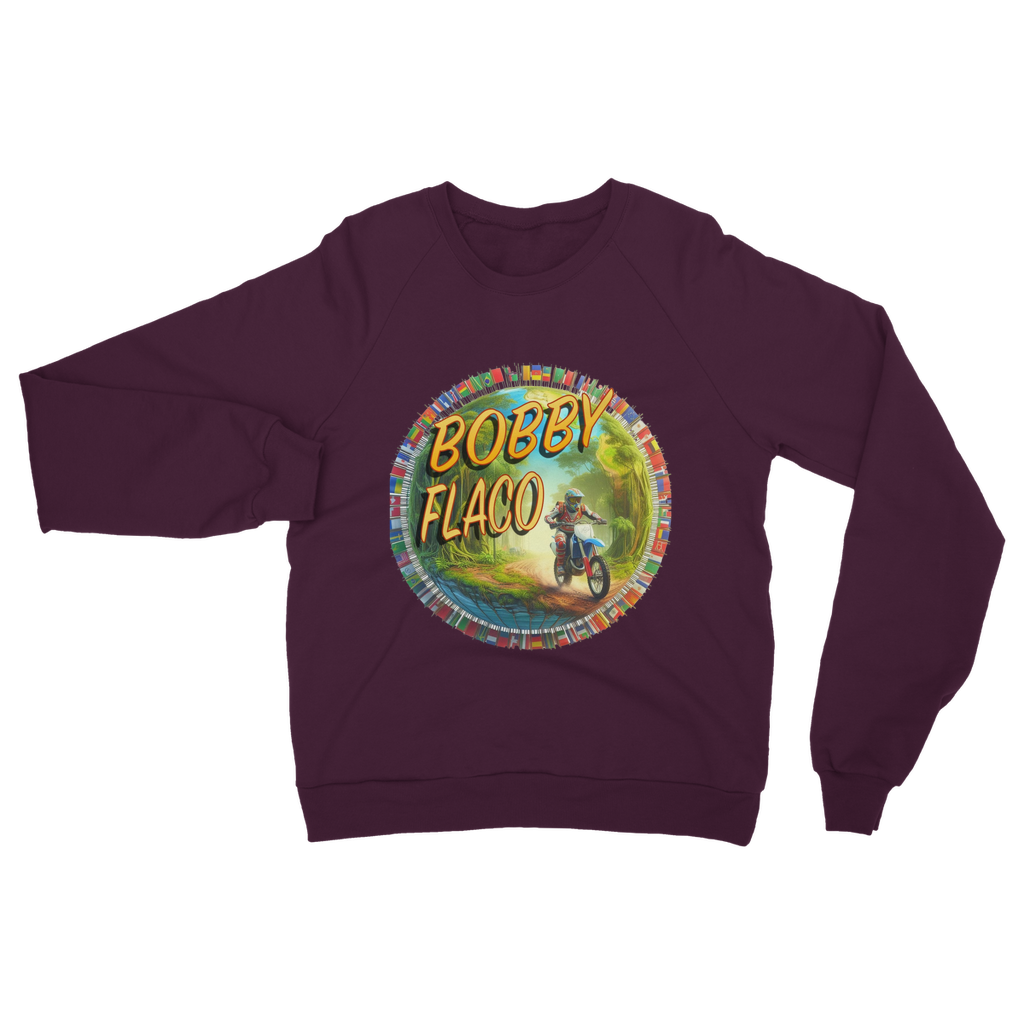 "Bike the World" Bobby Flaco - USaA Unisex Sweatshirt