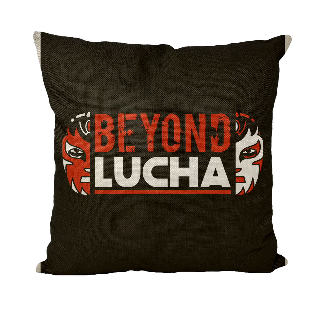 Beyond Lucha Throw Pillow