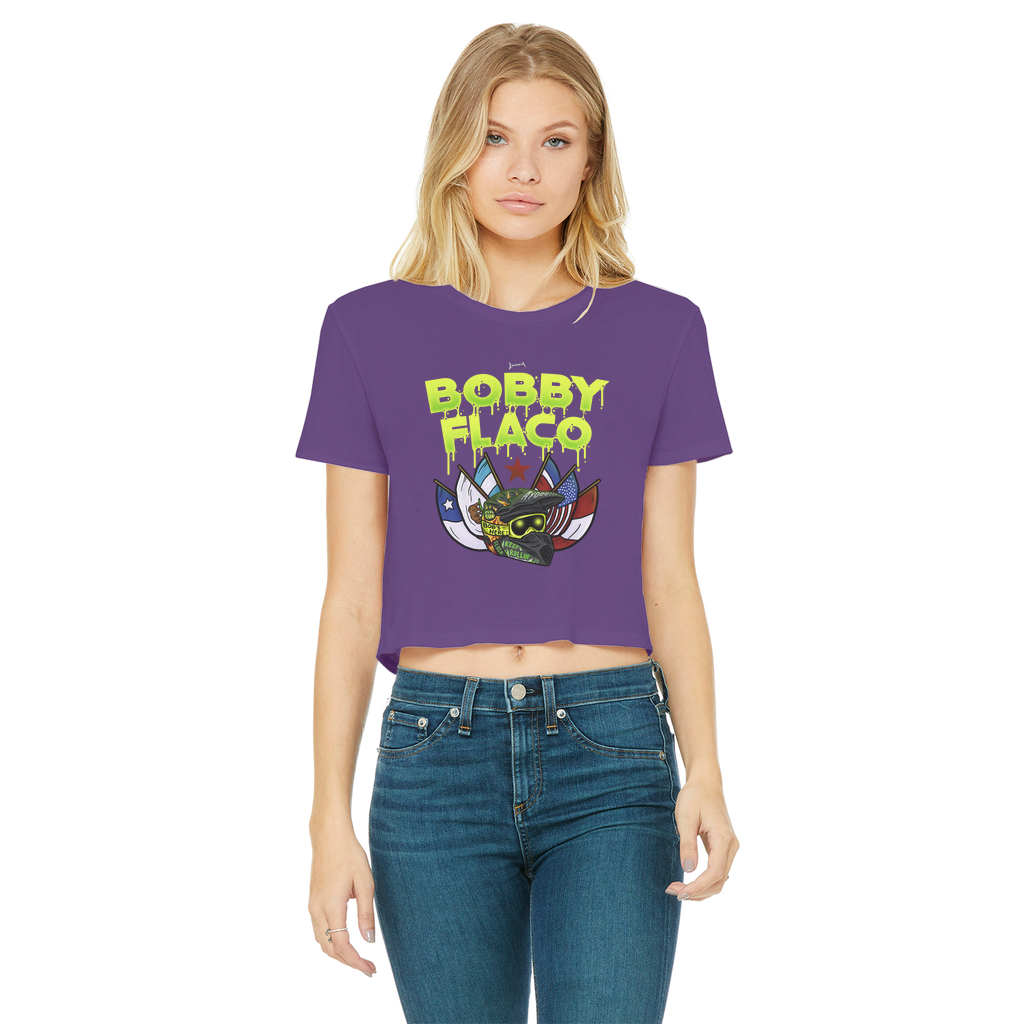 Bobby Flaco (USA) "World Tour" Women's Wear Crop Top