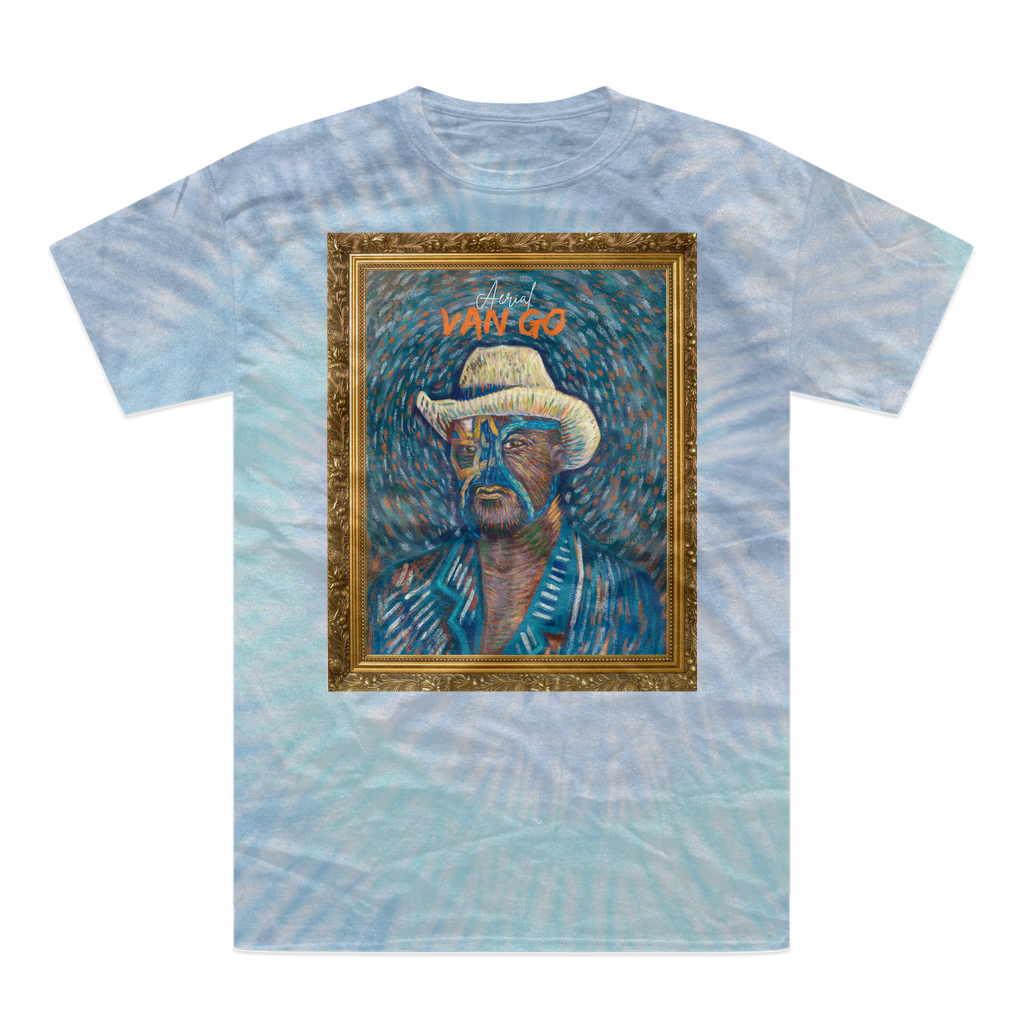 "Self Portrait" - Aerial Van Go (USA) Tie-Dye T-Shirt