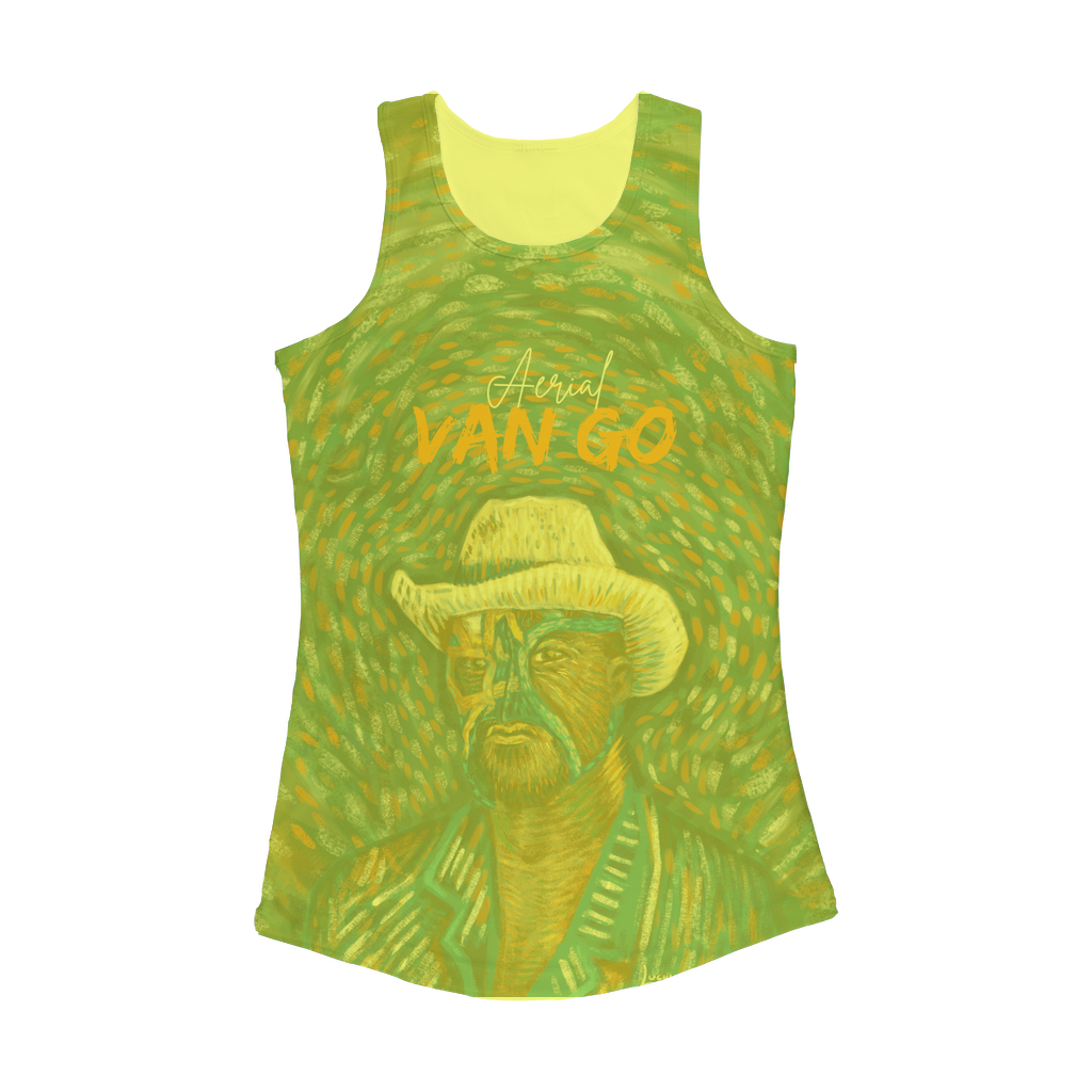 "Self Portrait" - Aerial Van Go (USA) Women's Activewear Tank Top
