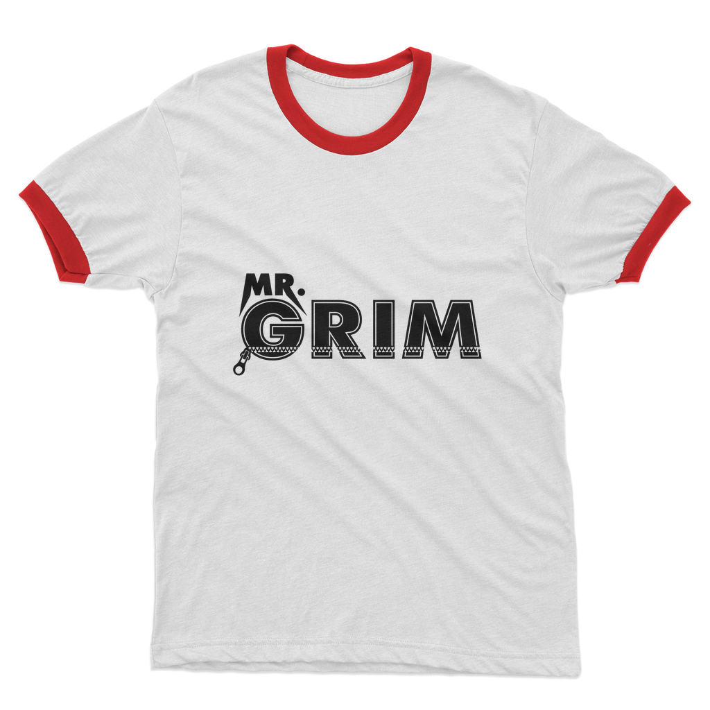 MR. Grim "Zipped Up" Ringer Tee