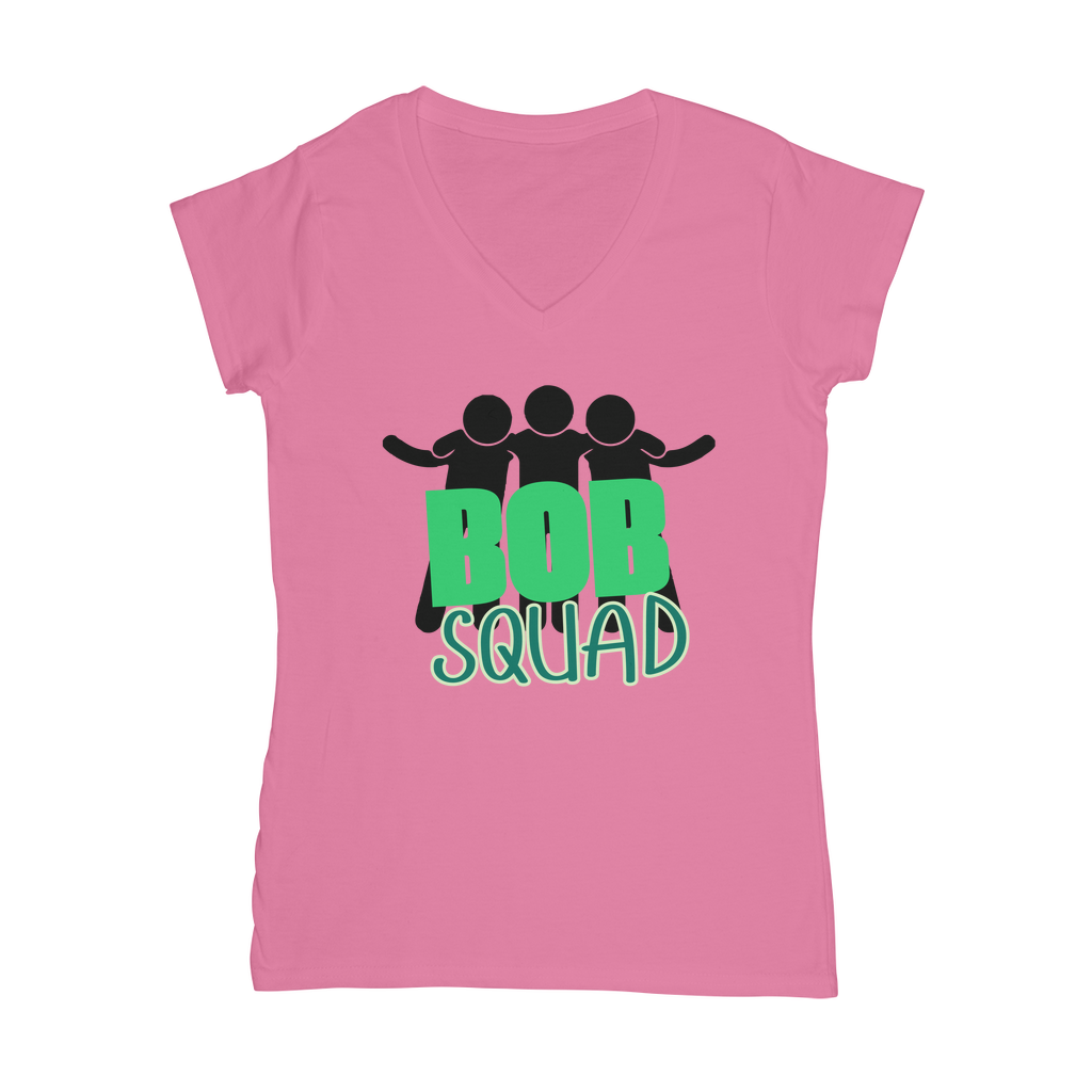 "Bob Squad" - Bobby Flaco -USA Women's Wear V-Neck T-Shirt