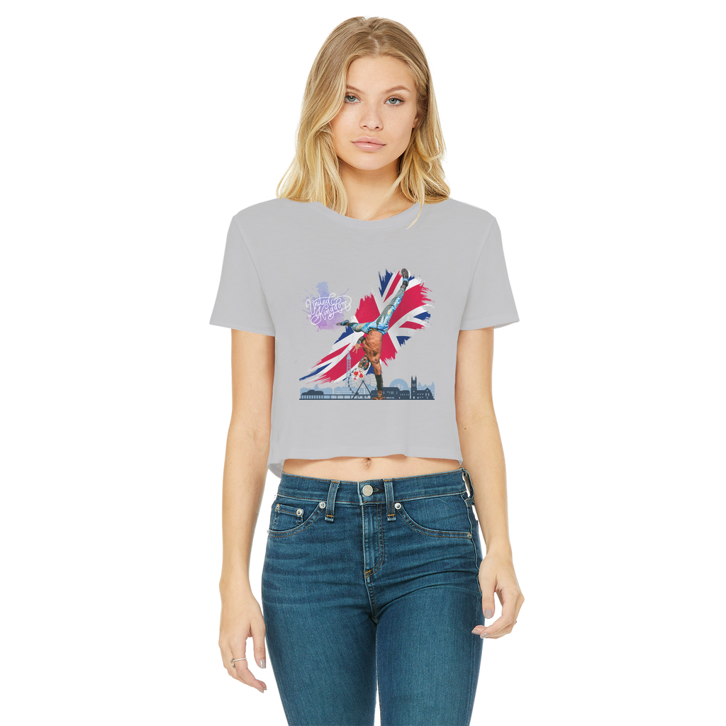 "Van Go to UK" - Aerial Van Go Women's Wear Crop Top