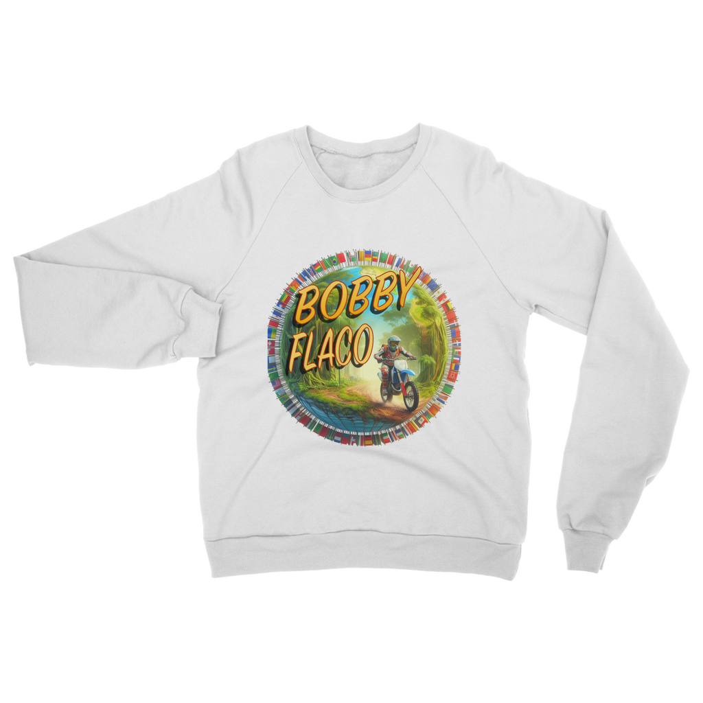 "Bike the World" Bobby Flaco - USaA Unisex Sweatshirt