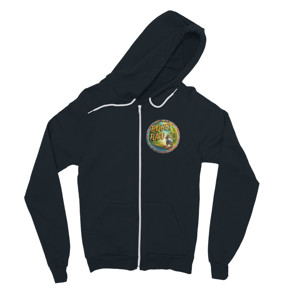"Bike the World" Bobby Flaco - USaA Zip Hoodie