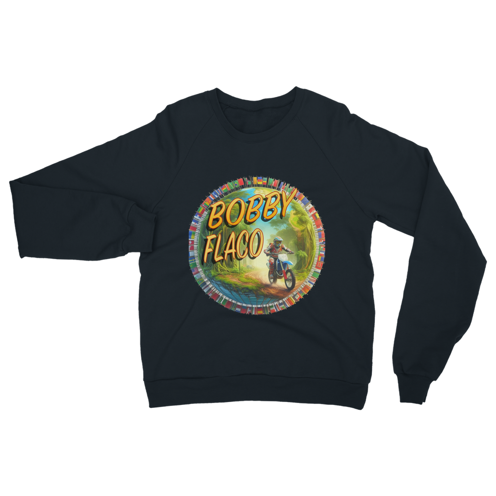 "Bike the World" Bobby Flaco - USaA Unisex Sweatshirt
