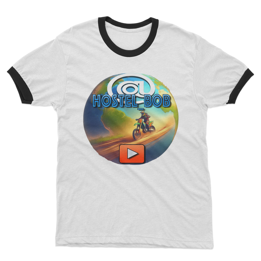 "Hostel Bob" - Bobby Flaco - USA Ringer Tee