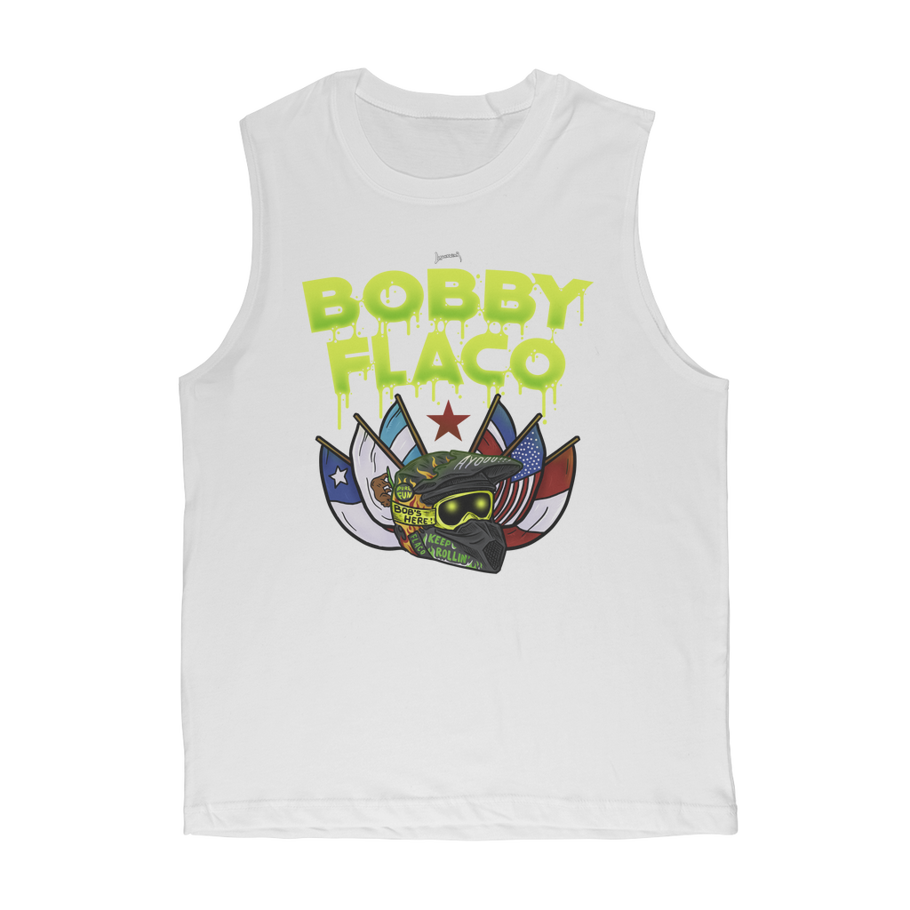 Bobby Flaco (USA) "World Tour" Premium Adult Muscle TankTop