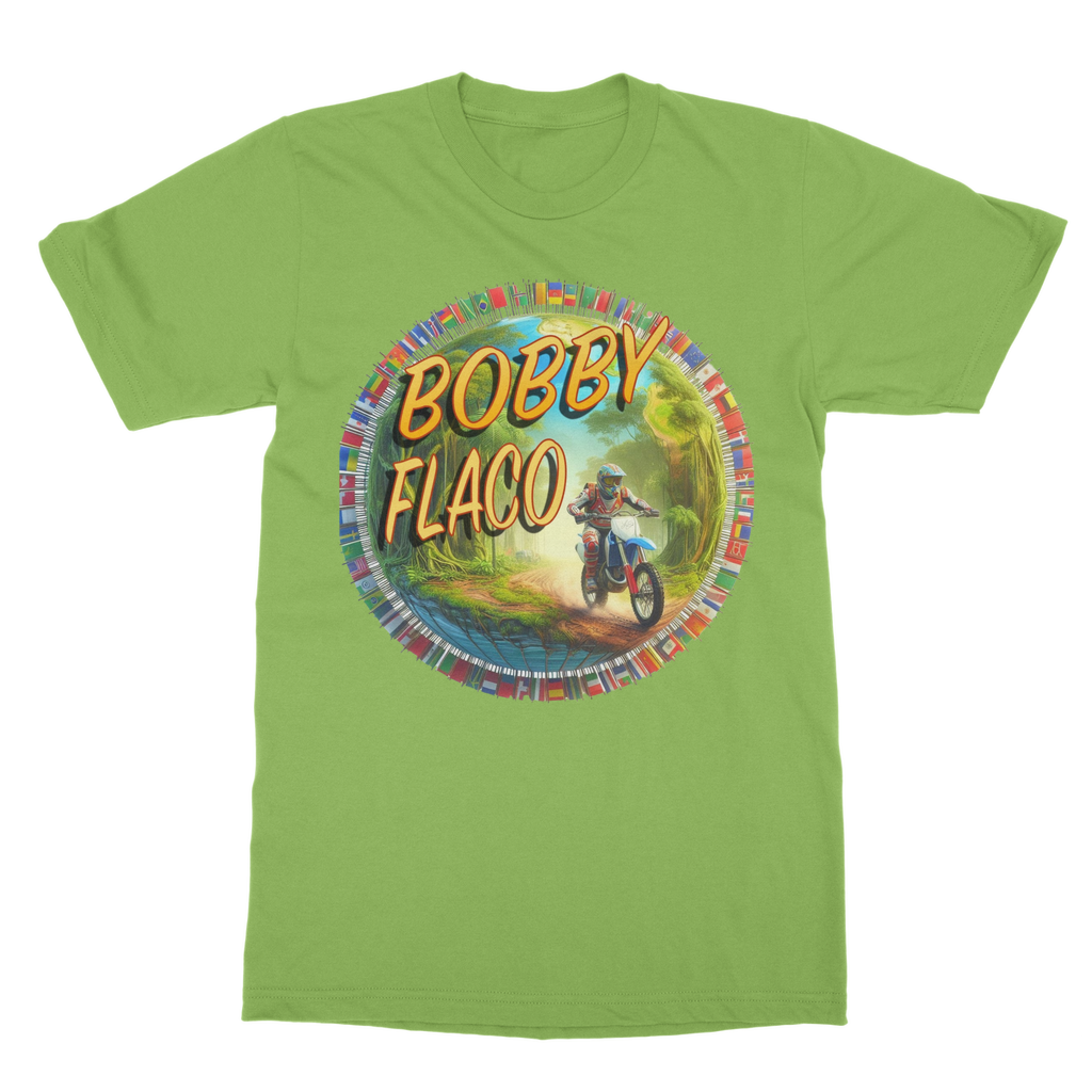 "Bike the World" Bobby Flaco - USaA Unisex Classic Tee