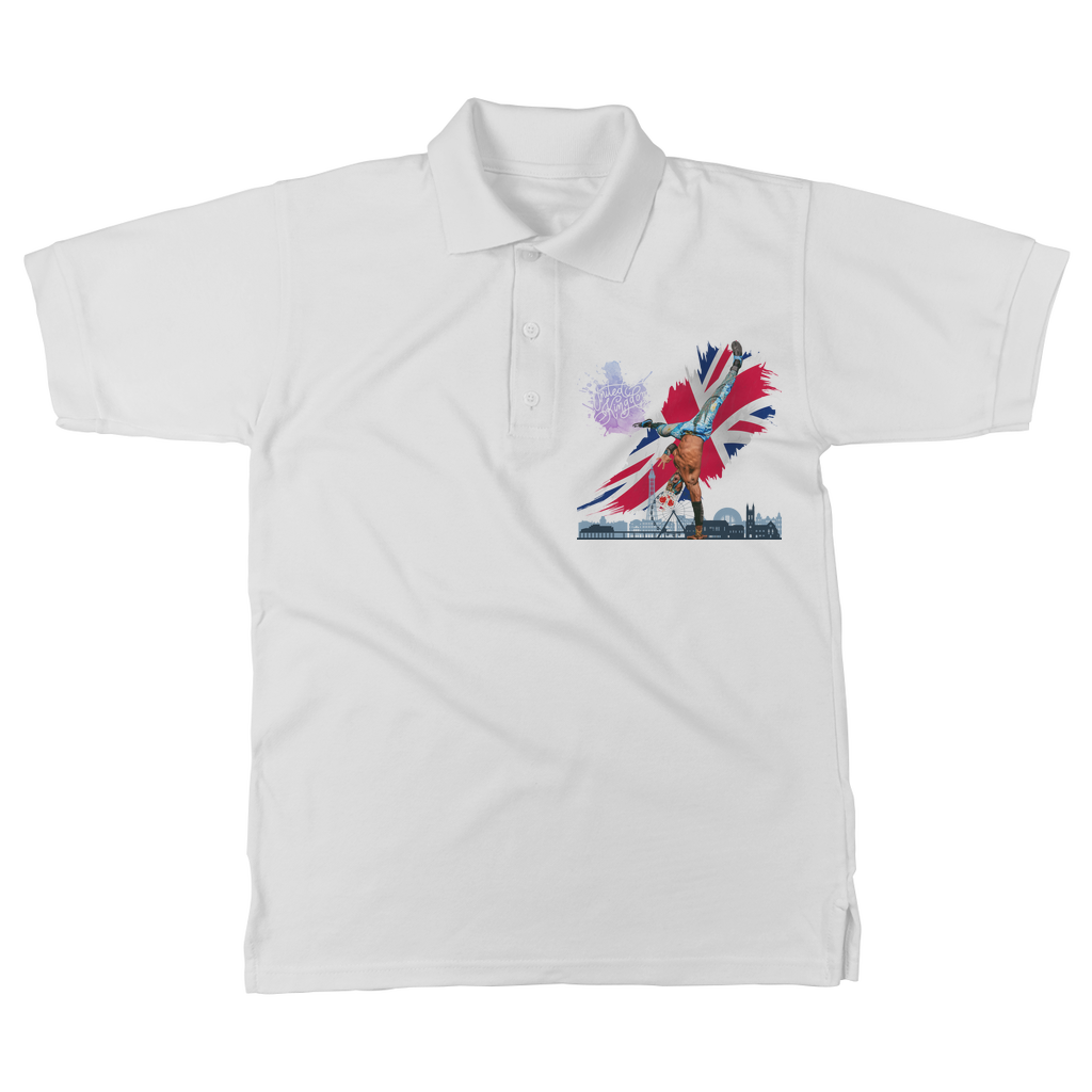 "Van Go to UK" - Aerial Van Go Unisex Adult Polo Shirt