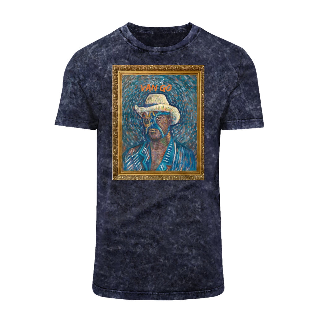 "Self Portrait" - Aerial Van Go (USA) Acid Washed T-Shirt