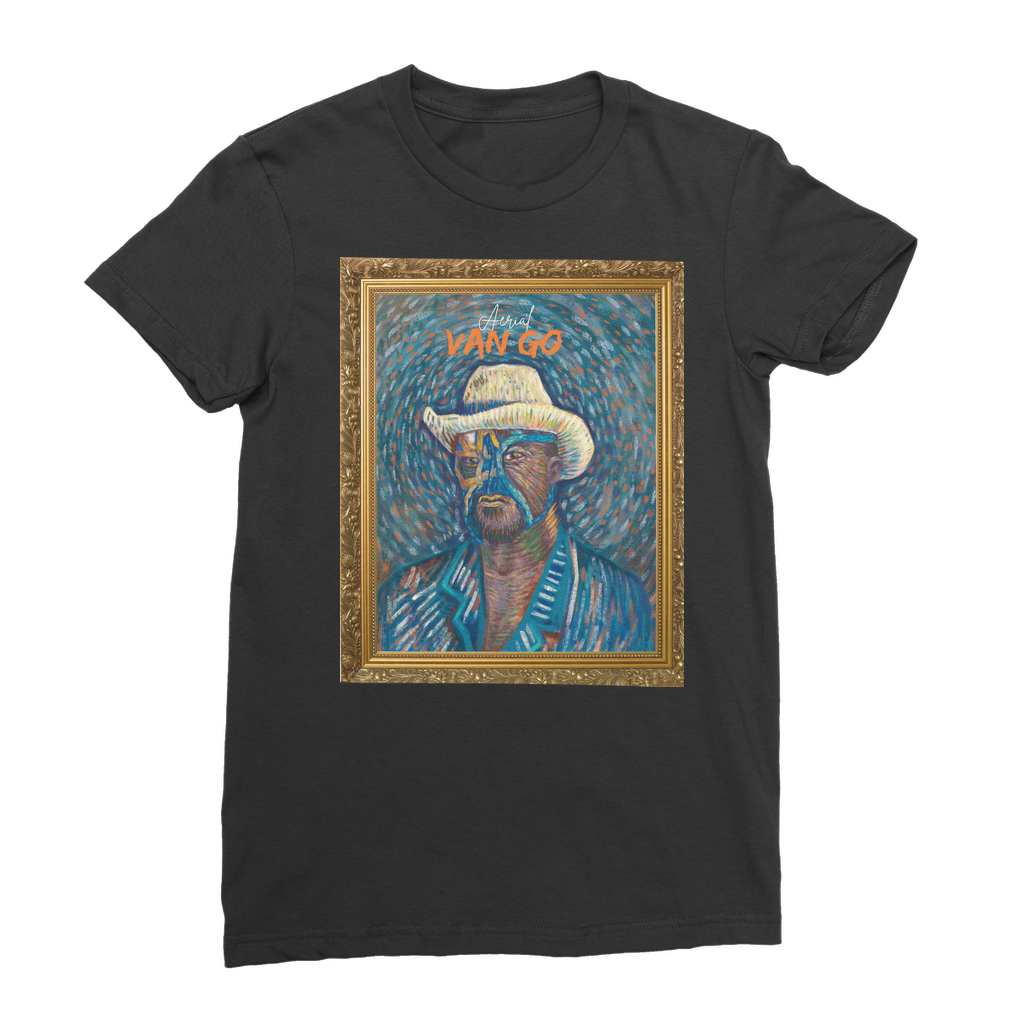 "Self Portrait" - Aerial Van Go (USA) Women's Wear T-Shirt