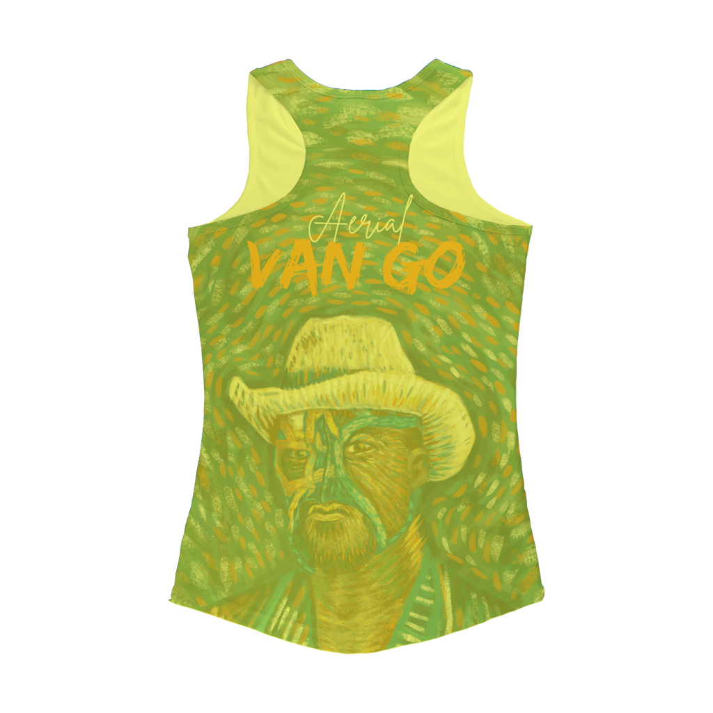 "Self Portrait" - Aerial Van Go (USA) Women's Activewear Tank Top