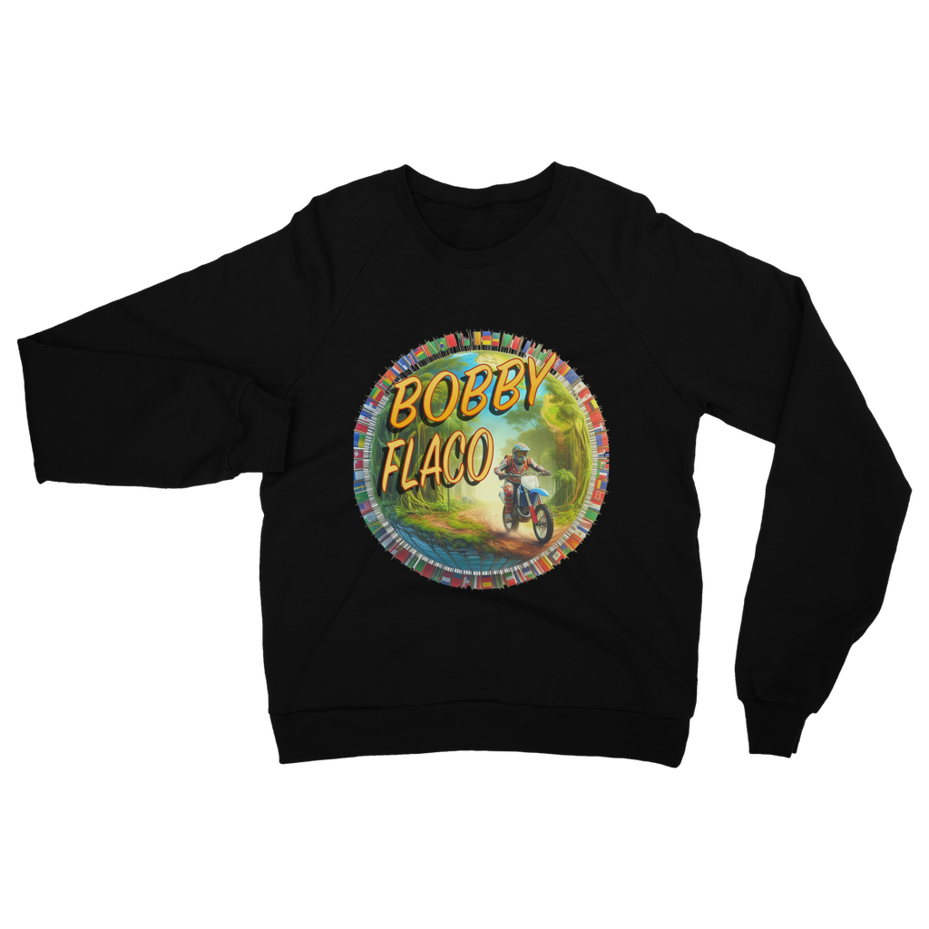 "Bike the World" Bobby Flaco - USaA Unisex Sweatshirt
