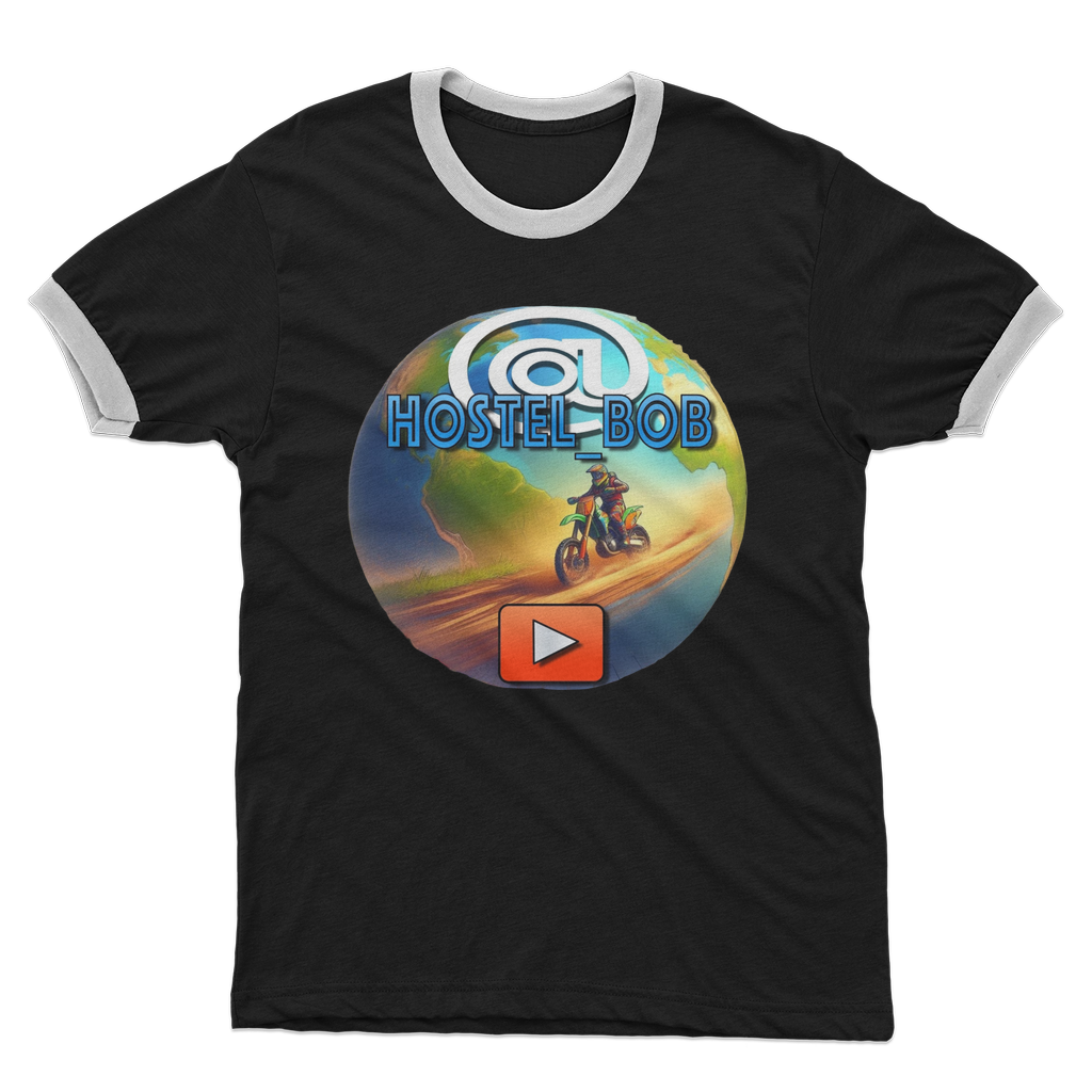 "Hostel Bob" - Bobby Flaco - USA Ringer Tee