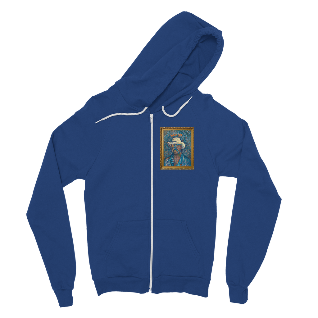 "Self Portrait" - Aerial Van Go (USA) Zip Hoodie
