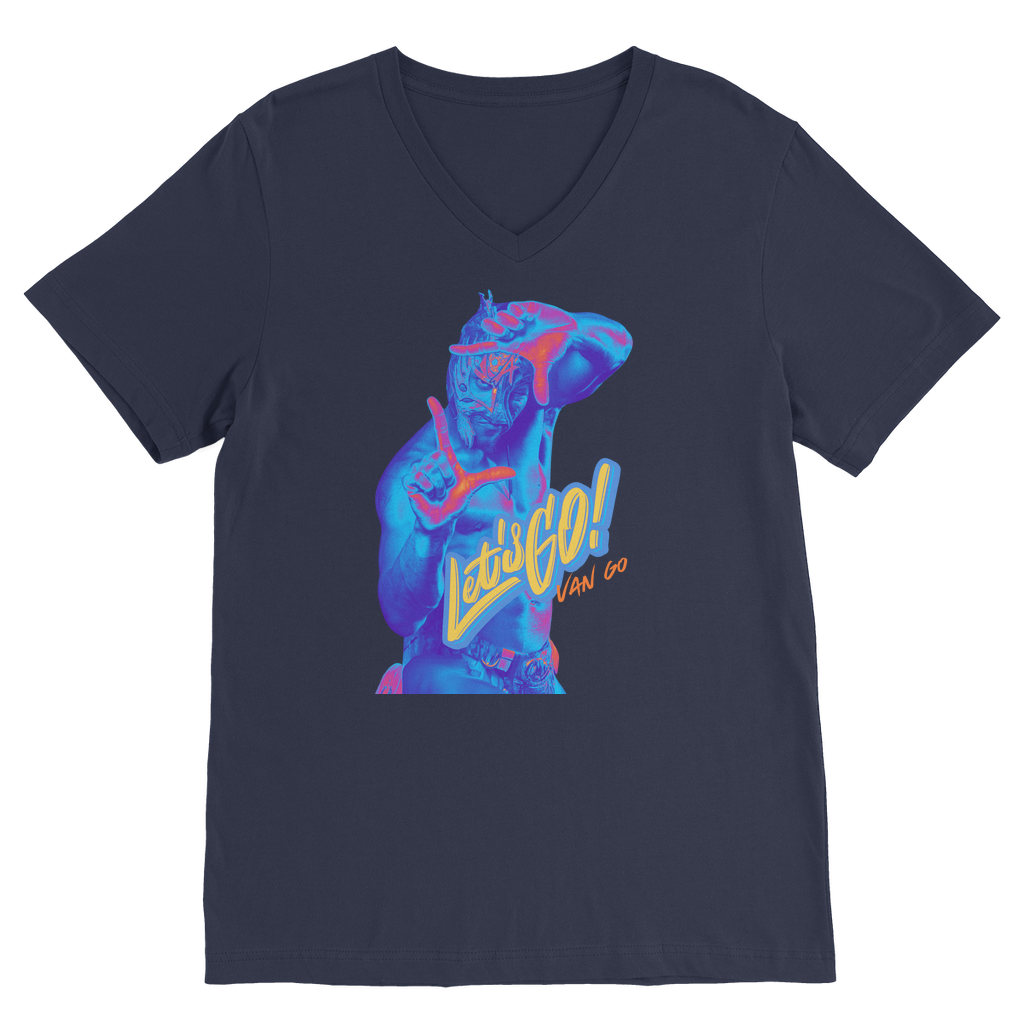 "Let's Go Van Go - Aerial Van Go Unisex V Neck Tee