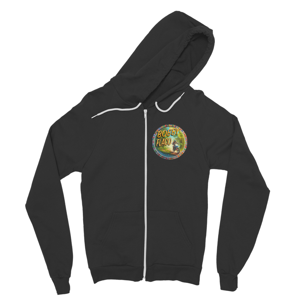"Bike the World" Bobby Flaco - USaA Zip Hoodie