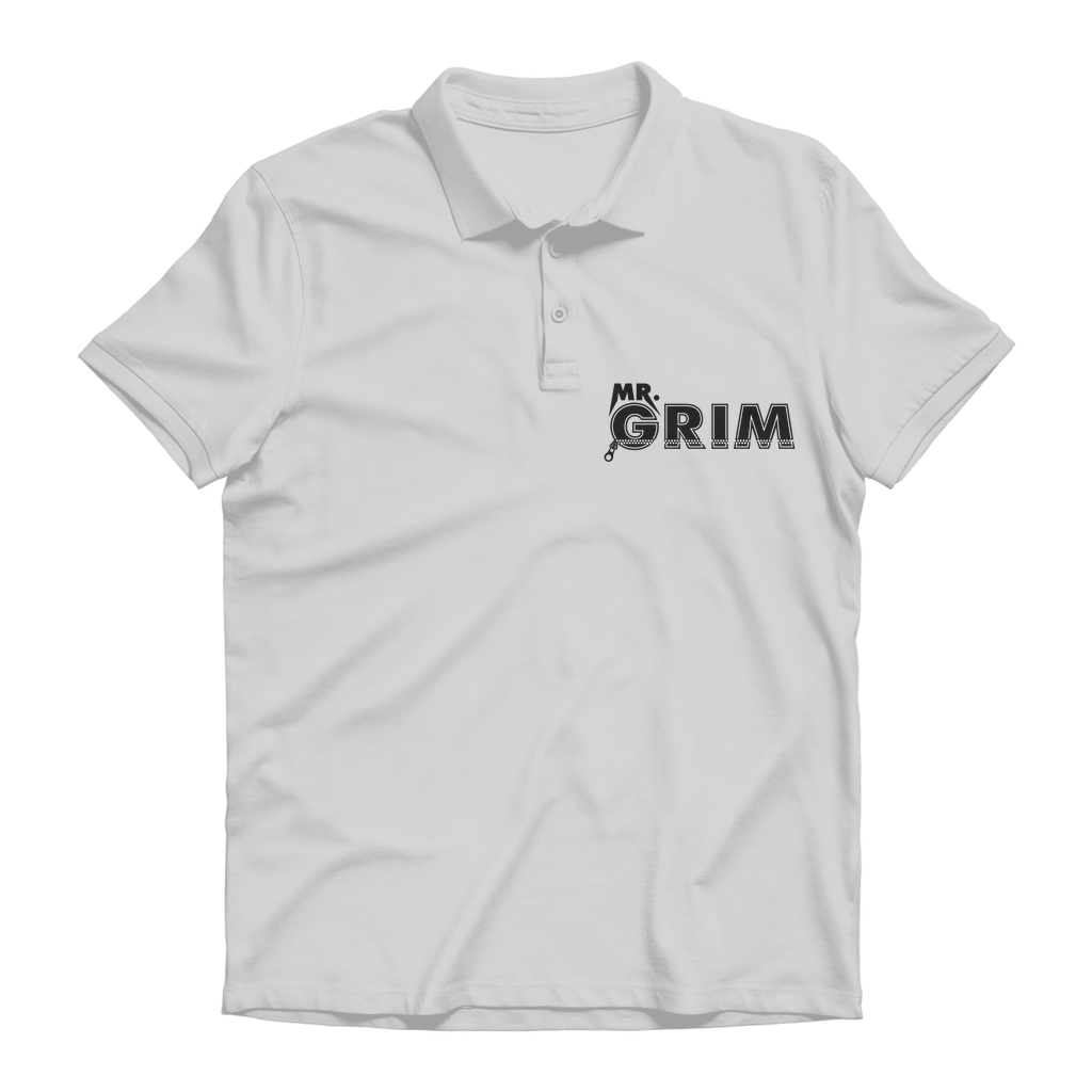 MR. Grim "Zipped Up" Premium Unisex Adult Polo Shirt