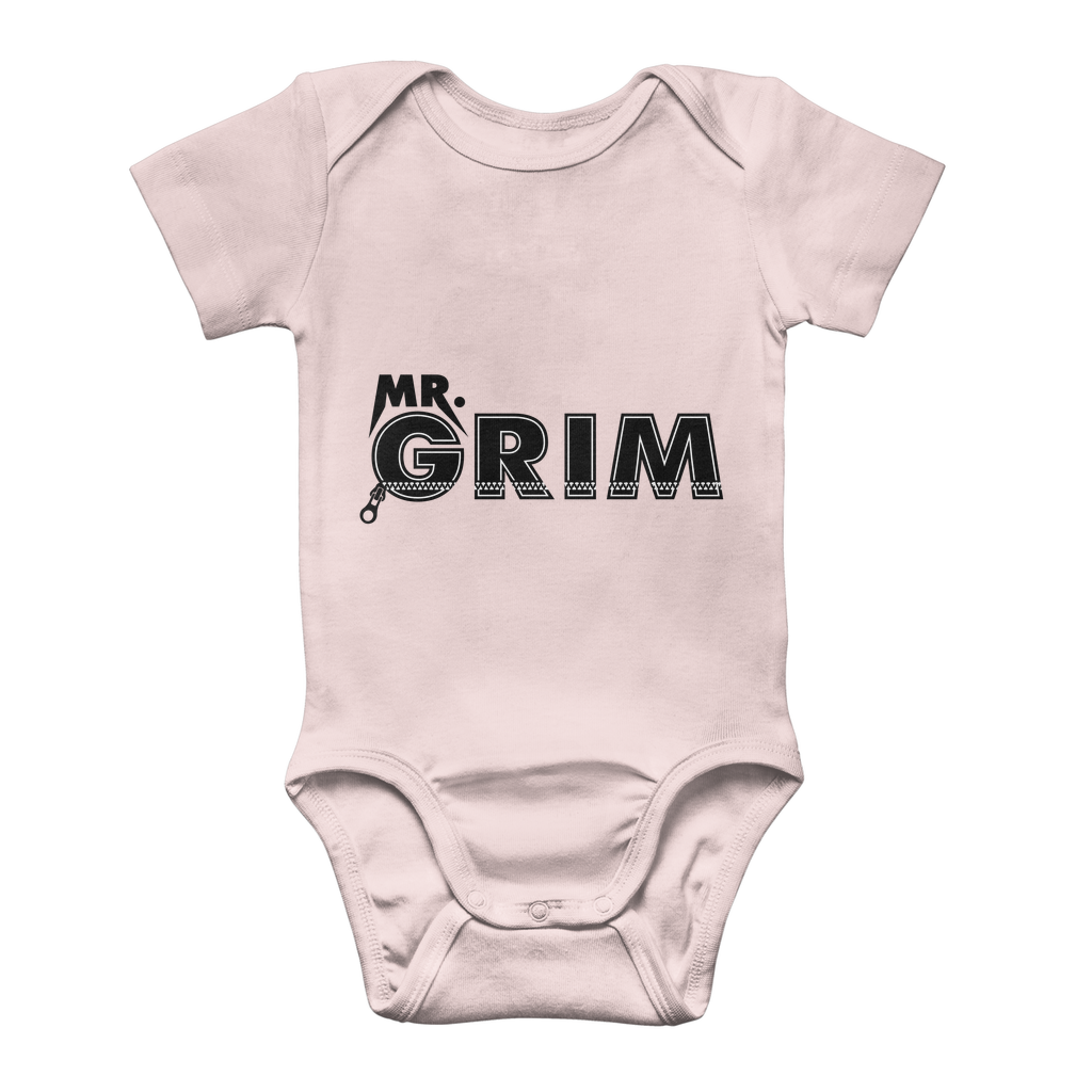MR. Grim "Zipped Up" Baby Onesie