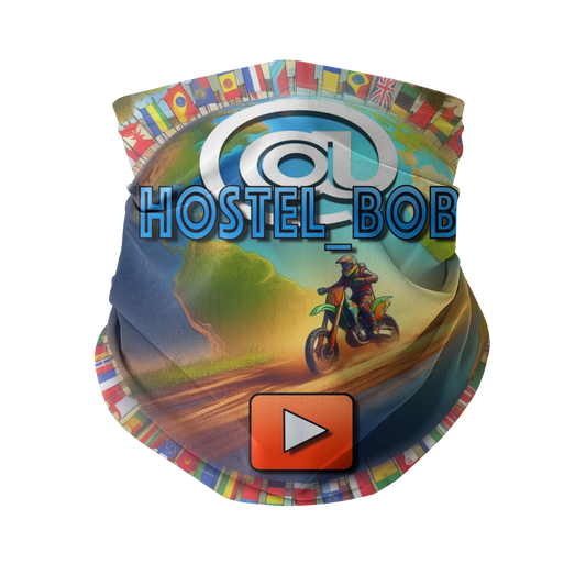 "Hostel Bob" - Bobby Flaco - USA Neck Gaiter