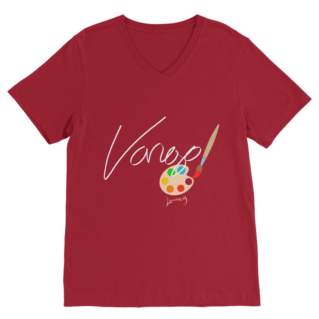 Aerial Van Go (USA) "Siggy" Unisex V Neck Tee