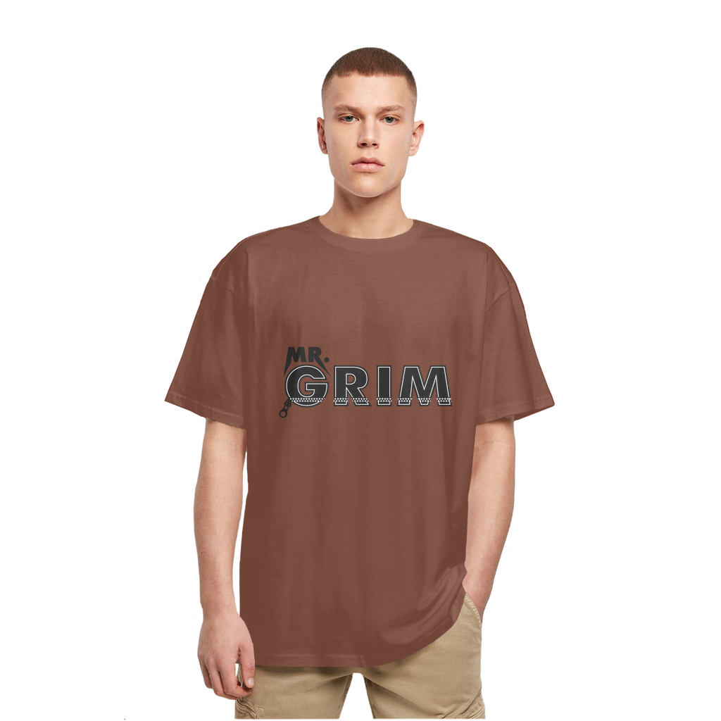 MR. Grim "Zipped Up" Heavy Oversized T-Shirt