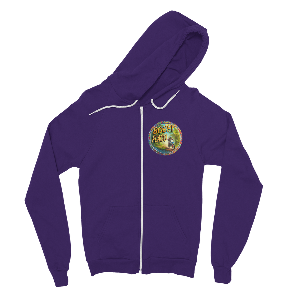 "Bike the World" Bobby Flaco - USaA Zip Hoodie