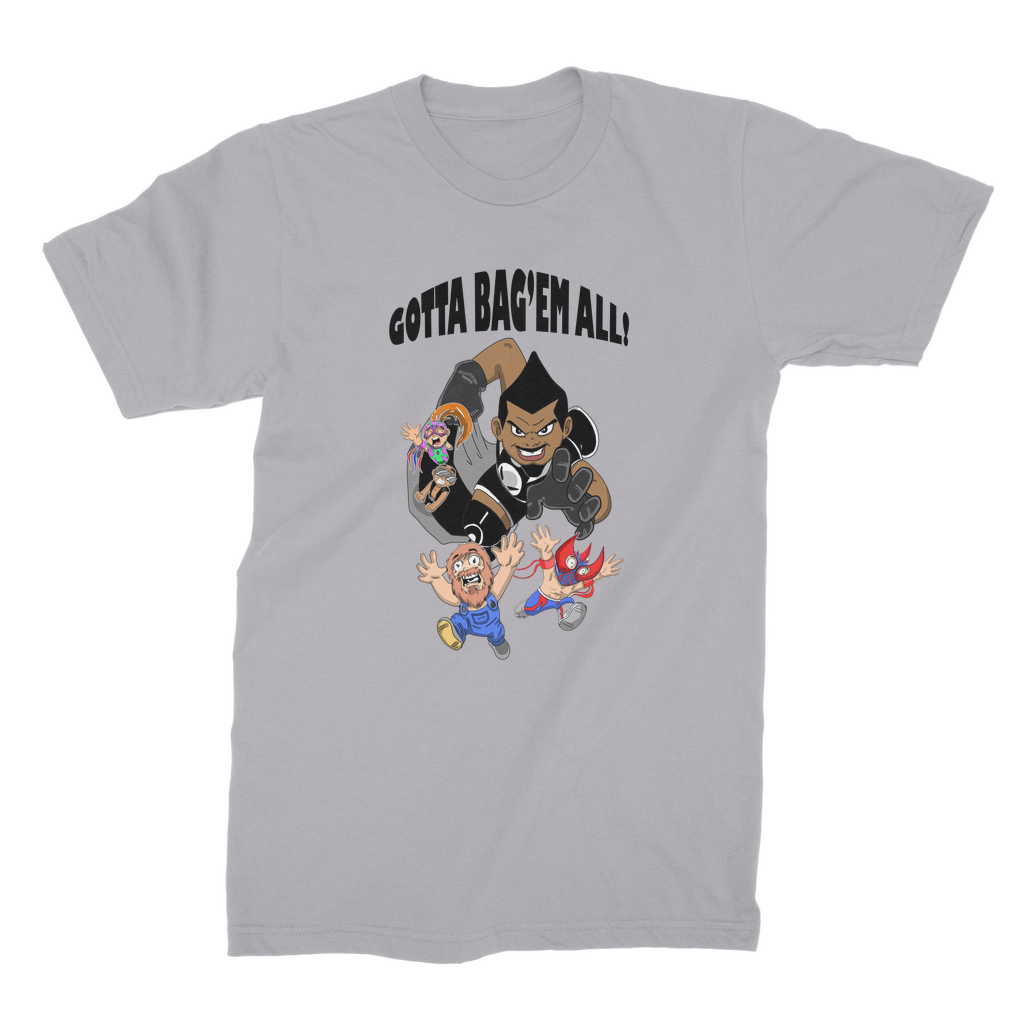 MR. Grim "Gotta Bag Em All" Premium Jersey Adult T-Shirt