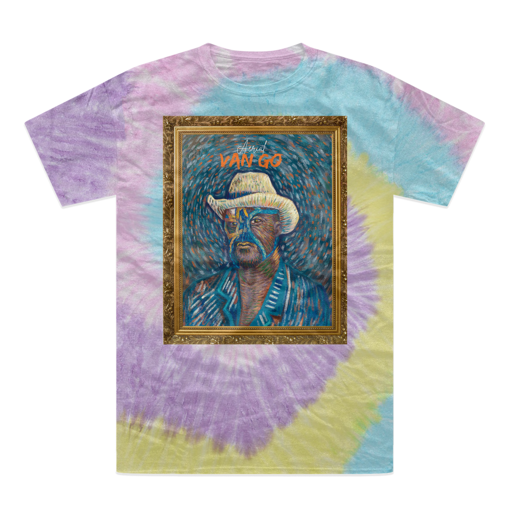 "Self Portrait" - Aerial Van Go (USA) Tie-Dye T-Shirt