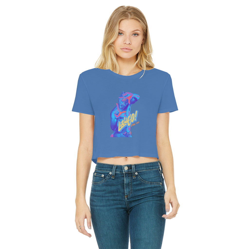 "Let's Go Van Go - Aerial Van Go Women's Wear Crop Top