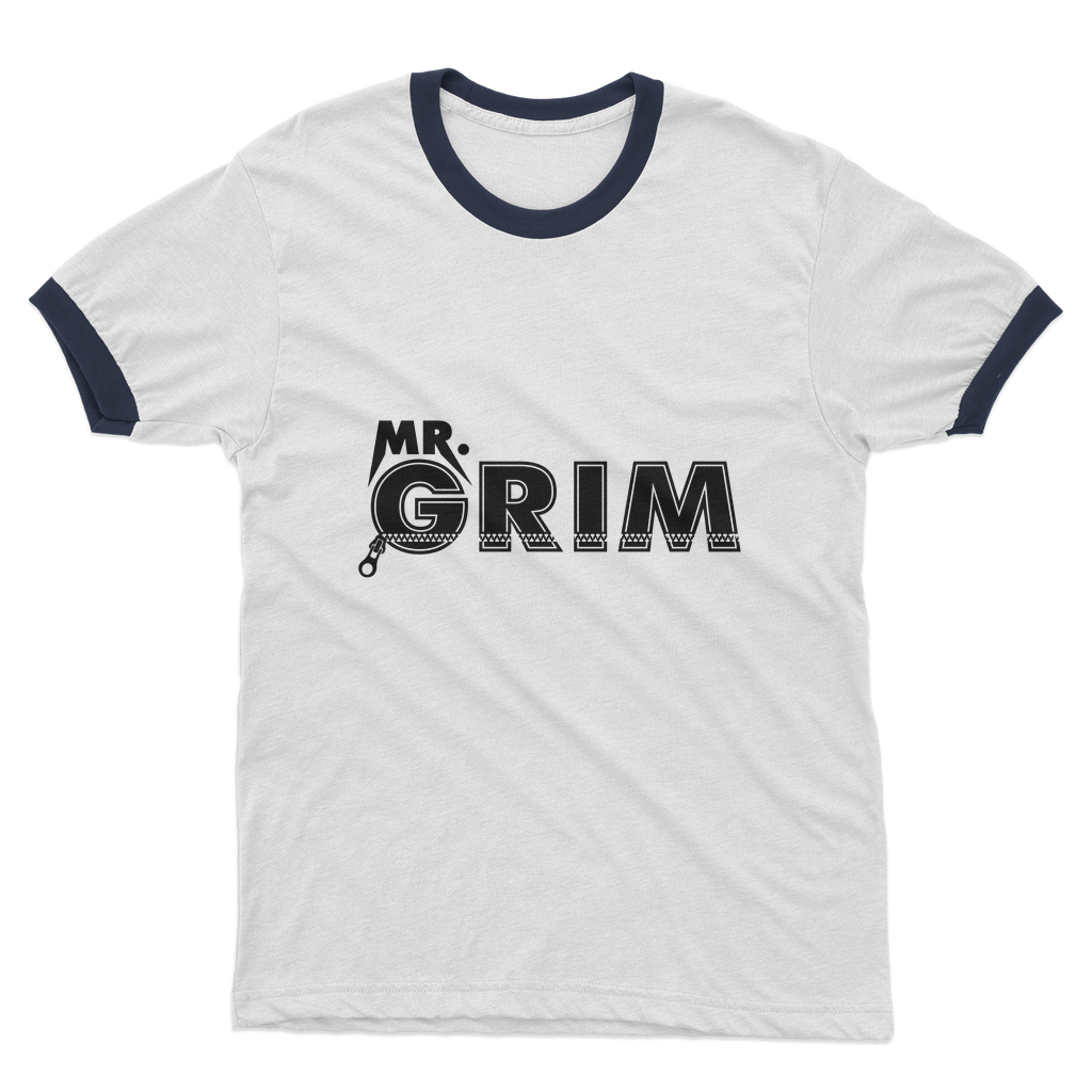 MR. Grim "Zipped Up" Ringer Tee