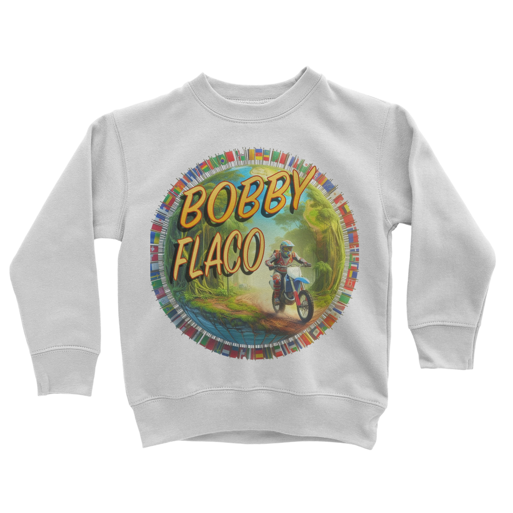"Bike the World" Bobby Flaco - USaA Youthwear Sweatshirt