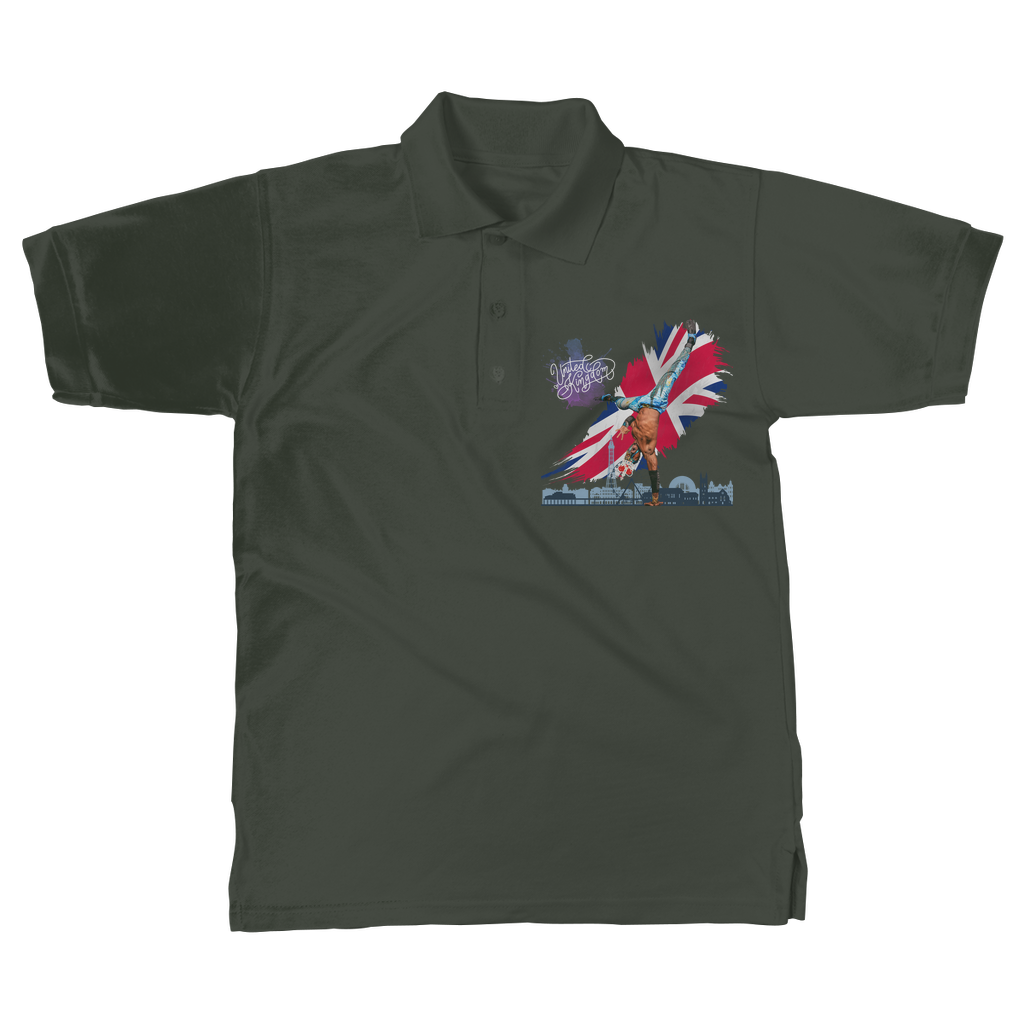 "Van Go to UK" - Aerial Van Go Unisex Adult Polo Shirt